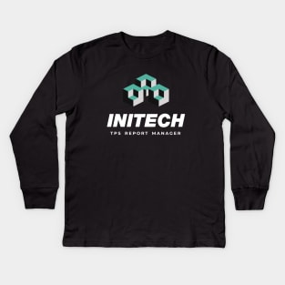 Initech - TPS Report Manager (Office Space) Kids Long Sleeve T-Shirt